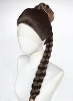Star Wars Princess Leia Brunette Braided Lace Front Synthetic Wig LF2208