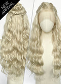 Game of Thrones Daenerys Targaryen Light Ash Blonde Braided Lace Front Synthetic Wig LF2211
