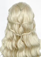 Game of Thrones Daenerys Targaryen Light Ash Blonde Braided Lace Front Synthetic Wig LF2212