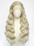 Game of Thrones Daenerys Targaryen Light Ash Blonde Braided Lace Front Synthetic Wig LF2212