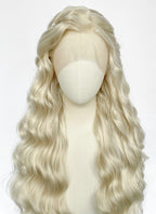 Game of Thrones Daenerys Targaryen Light Ash Blonde Braided Lace Front Synthetic Wig LF2212