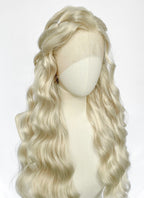 Game of Thrones Daenerys Targaryen Light Ash Blonde Braided Lace Front Synthetic Wig LF2212