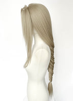 Dark Souls III Fire Keeper Ash Blonde Braided Lace Front Synthetic Wig LF2219