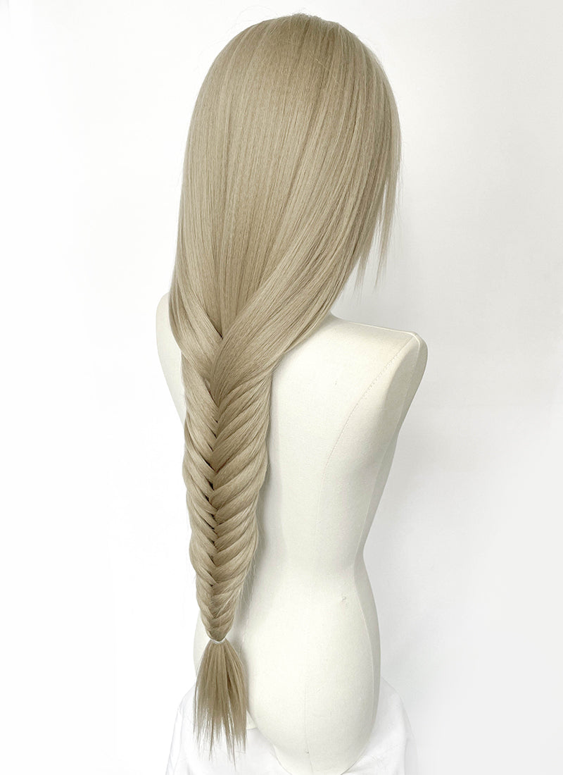 Dark Souls III Fire Keeper Ash Blonde Braided Lace Front Synthetic Wig LF2219