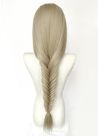 Dark Souls III Fire Keeper Ash Blonde Braided Lace Front Synthetic Wig LF2219