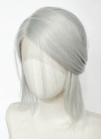 The Witcher 3 Ciri Yaki Silver Grey Braided Lace Front Synthetic Wig LF2220
