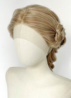 Mixed Blonde Braided Yaki Lace Front Synthetic Wig LF2222