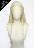House of the Dragon Helaena Targaryen Platinum Blonde Braided Lace Front Synthetic Wig LF2228
