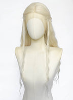 House of the Dragon Helaena Targaryen Platinum Blonde Braided Lace Front Synthetic Wig LF2228