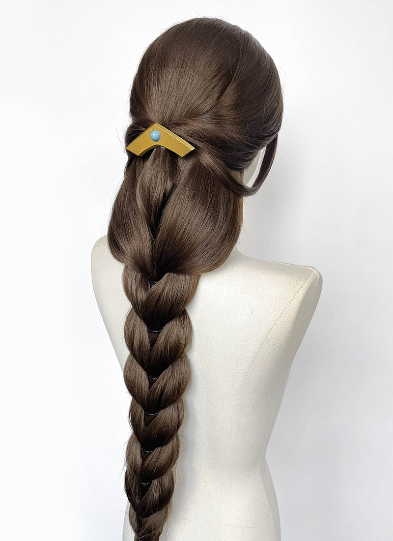Avatar: The Last Airbender Katara Brunette Braided Lace Front Synthetic Wig LF2229