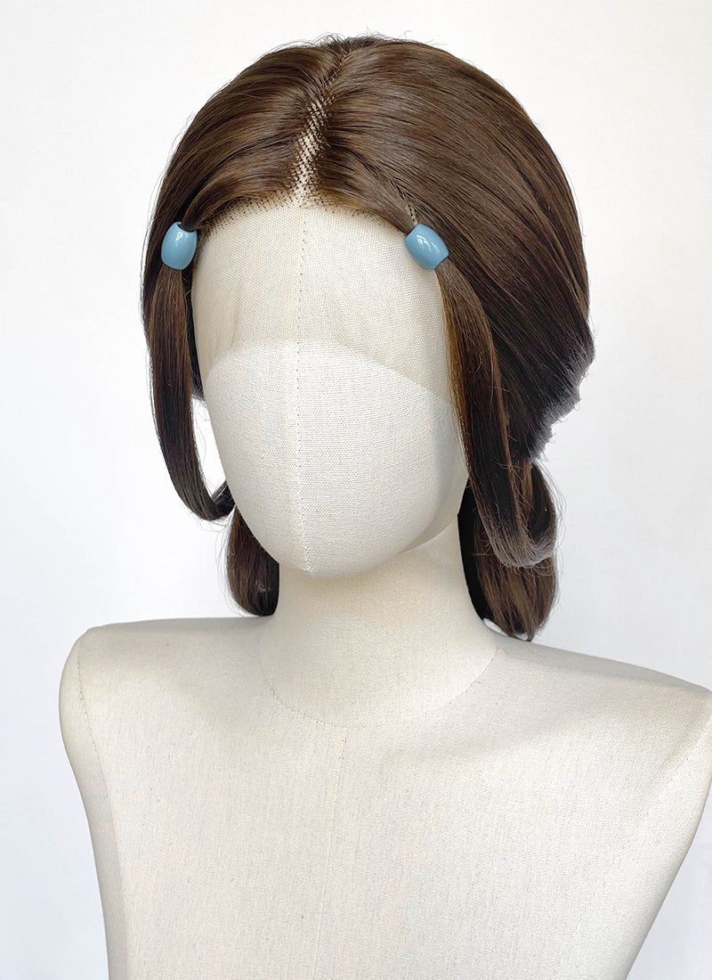 Avatar: The Last Airbender Katara Brunette Braided Lace Front Synthetic Wig LF2229