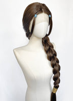 Avatar: The Last Airbender Katara Brunette Braided Lace Front Synthetic Wig LF2229