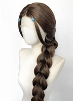 Avatar: The Last Airbender Katara Brunette Braided Lace Front Synthetic Wig LF2229