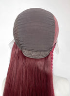 Mixed Red Braided Lace Front Synthetic Hair Wig LF2232