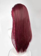 Mixed Red Braided Lace Front Synthetic Hair Wig LF2232