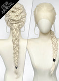 House of the Dragon Rhaenyra Targaryen Platinum Blonde Braided Lace Front Synthetic Wig LF2233