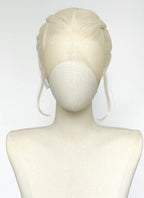 House of the Dragon Rhaenyra Targaryen Platinum Blonde Braided Lace Front Synthetic Wig LF2233