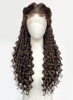 The Phantom Of the Opera Christine Daaé Brunette Braided Lace Front Synthetic Wig LF2234