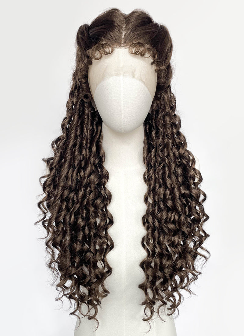 The Phantom Of the Opera Christine Daaé Brunette Braided Lace Front Synthetic Wig LF2234