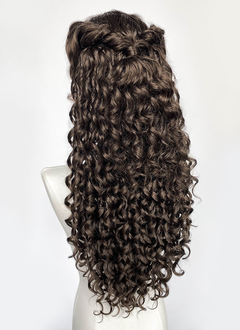 The Phantom Of the Opera Christine Daaé Brunette Braided Lace Front Synthetic Wig LF2234