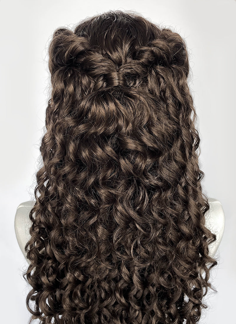 The Phantom Of the Opera Christine Daaé Brunette Braided Lace Front Synthetic Wig LF2234
