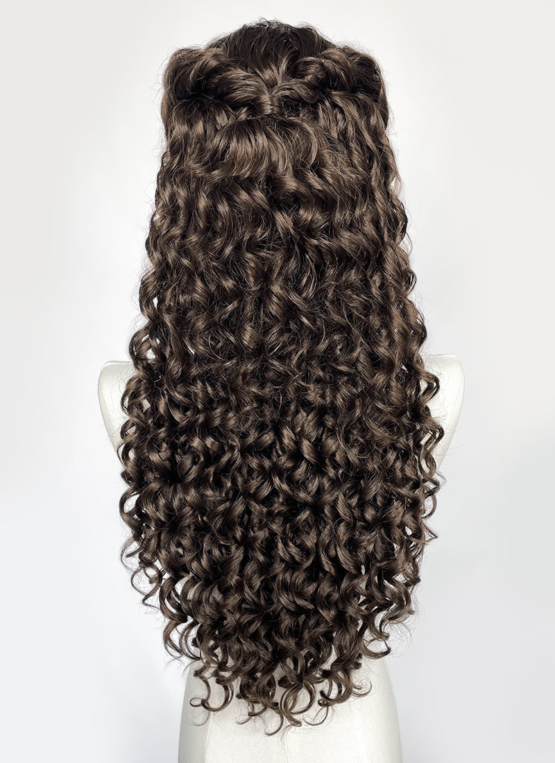 The Phantom Of the Opera Christine Daaé Brunette Braided Lace Front Synthetic Wig LF2234
