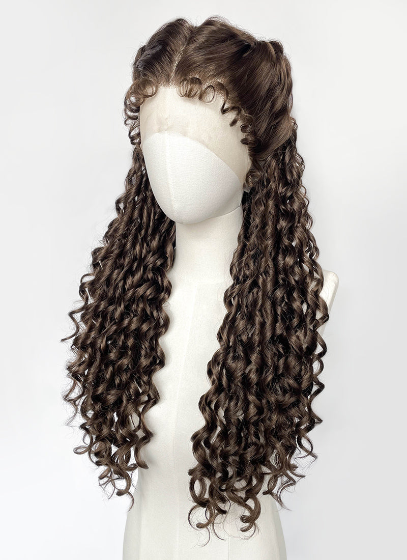 The Phantom Of the Opera Christine Daaé Brunette Braided Lace Front Synthetic Wig LF2234