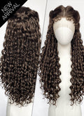 The Phantom Of the Opera Christine Daaé Brunette Braided Lace Front Synthetic Wig LF2234