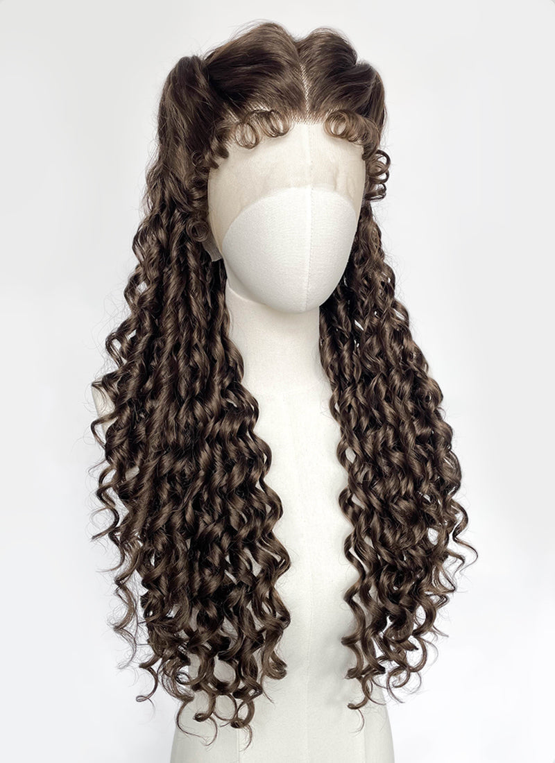 The Phantom Of the Opera Christine Daaé Brunette Braided Lace Front Synthetic Wig LF2234