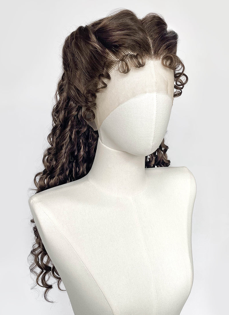The Phantom Of the Opera Christine Daaé Brunette Braided Lace Front Synthetic Wig LF2234