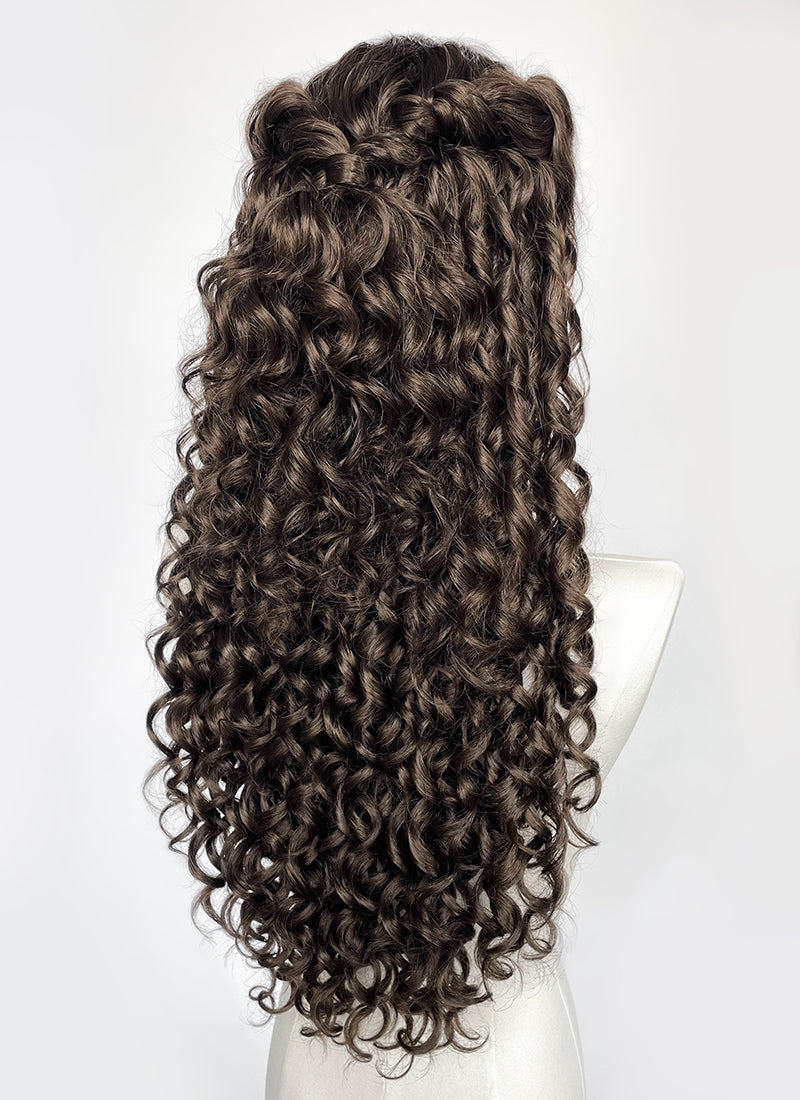 The Phantom Of the Opera Christine Daaé Brunette Braided Lace Front Synthetic Wig LF2234