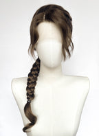 Brunette Braided Lace Front Synthetic Wig For Cosplay as Katniss Everdeen from The Hunger Games LF2235
