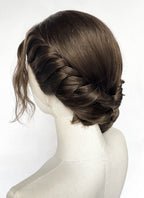 Brunette Braided Lace Front Synthetic Wig For Cosplay as Katniss Everdeen from The Hunger Games LF2236