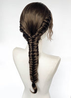 Brunette Braided Lace Front Synthetic Wig For Cosplay as Katniss Everdeen from The Hunger Games LF2236
