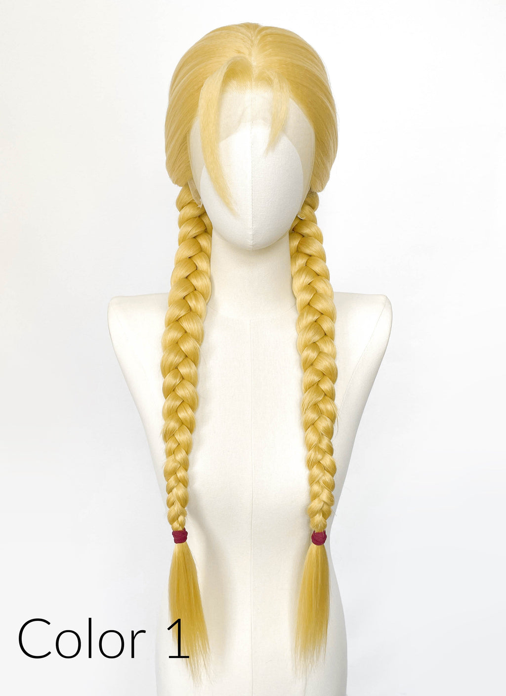 Blonde Lace Front Wig For Cosplay as Cammy White from Street Fighter LF2238