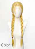 Blonde Lace Front Wig For Cosplay as Cammy White from Street Fighter LF2238