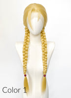 Blonde Lace Front Wig For Cosplay as Cammy White from Street Fighter LF2238