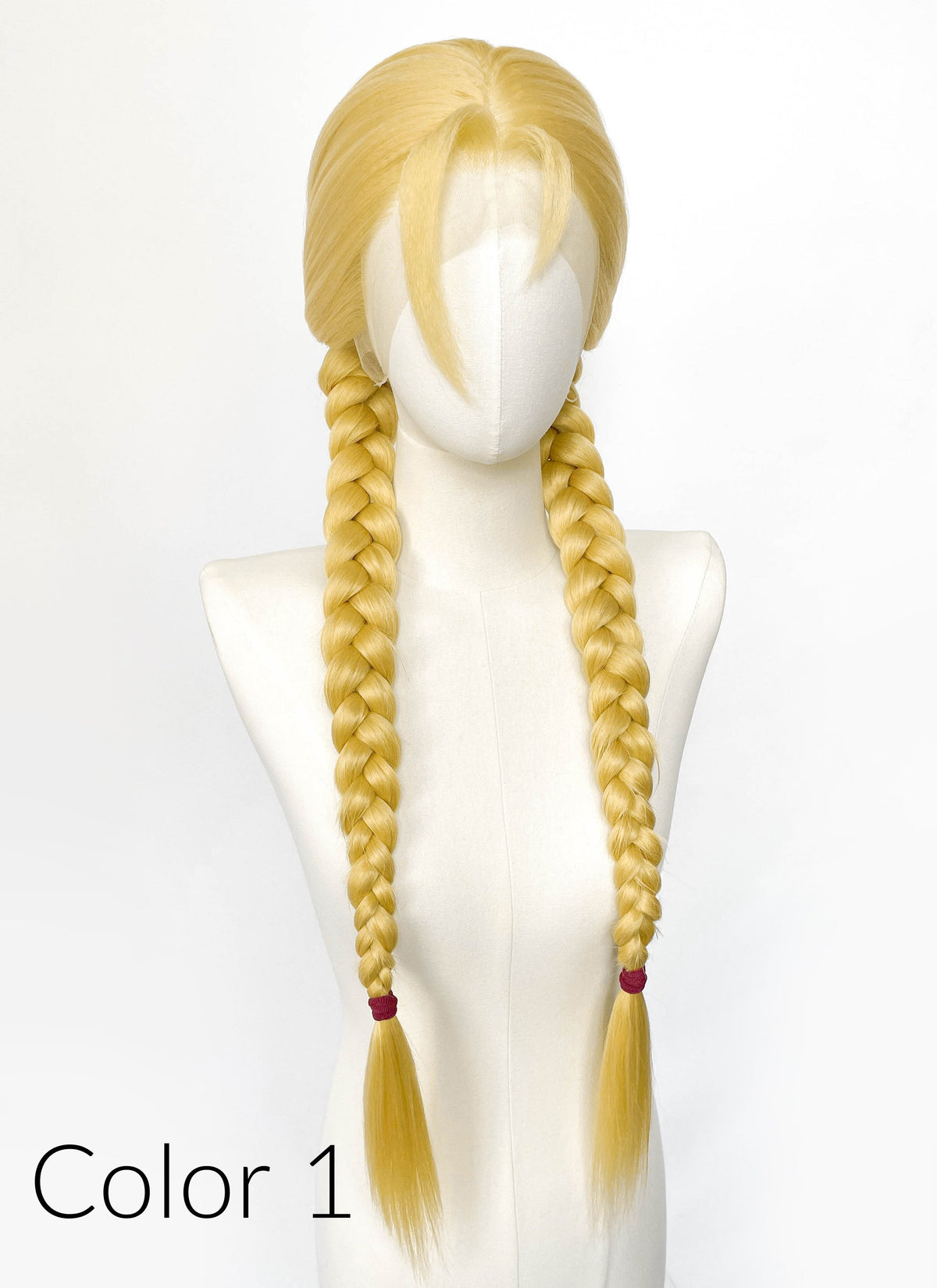 Blonde Lace Front Wig For Cosplay as Cammy White from Street Fighter LF2238