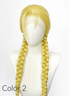 Blonde Lace Front Wig For Cosplay as Cammy White from Street Fighter LF2238