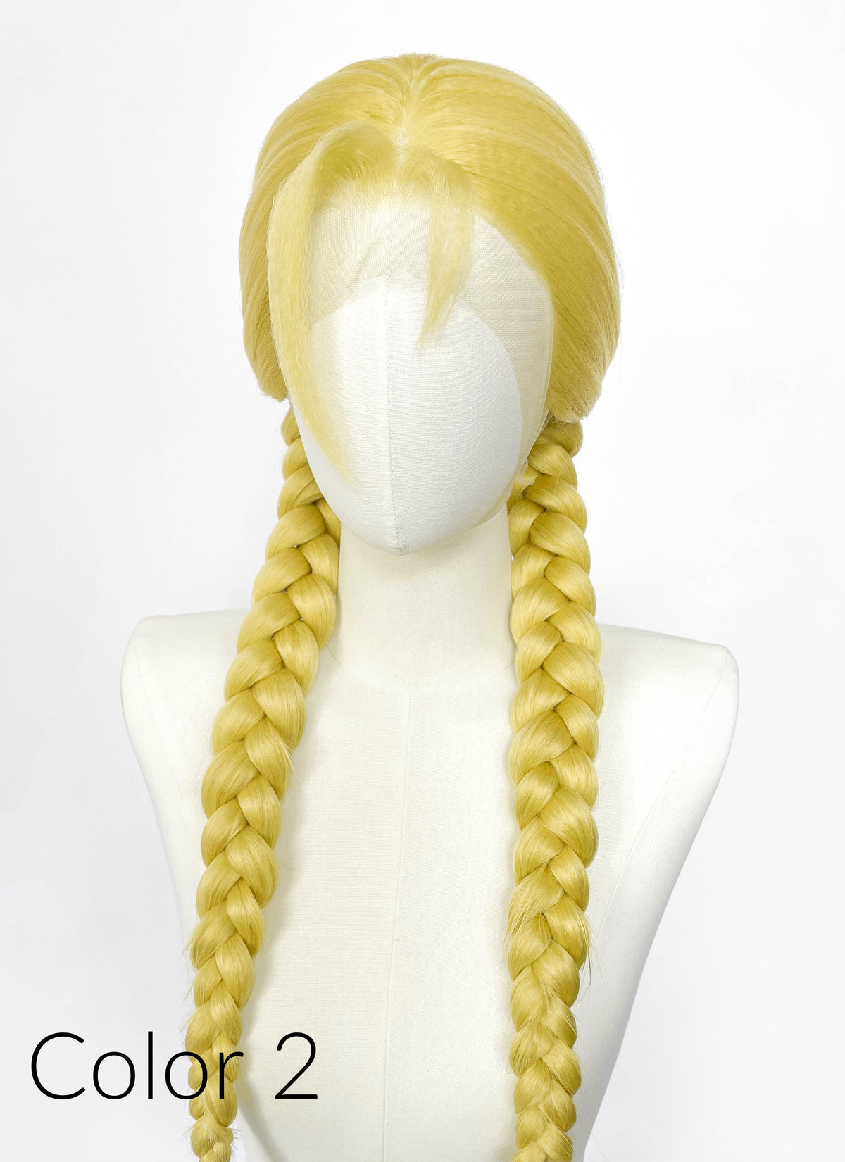 Blonde Lace Front Wig For Cosplay as Cammy White from Street Fighter LF2238