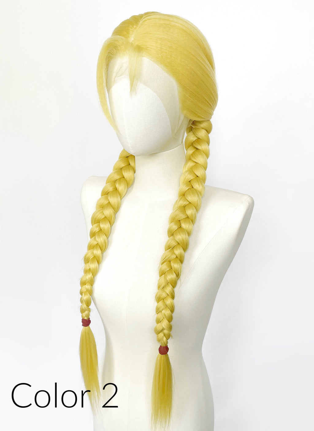 Blonde Lace Front Wig For Cosplay as Cammy White from Street Fighter LF2238