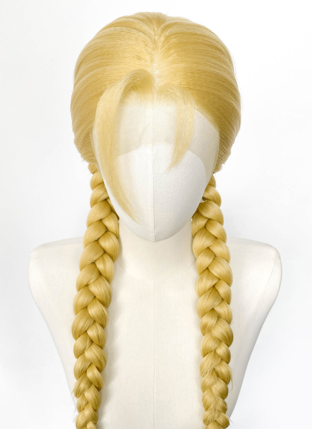 Blonde Lace Front Wig For Cosplay as Cammy White from Street Fighter LF2238