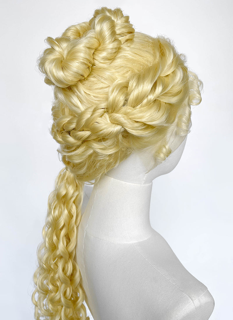 Blonde Braided Lace Front Synthetic Wig LF2240
