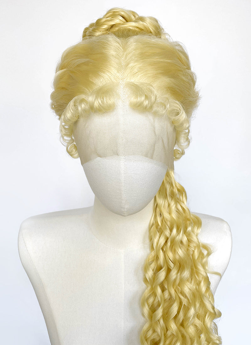 Blonde Braided Lace Front Synthetic Wig LF2240