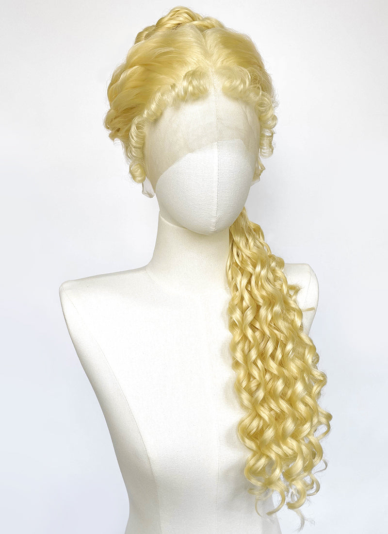 Blonde Braided Lace Front Synthetic Wig LF2240
