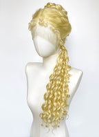 Blonde Braided Lace Front Synthetic Wig LF2240