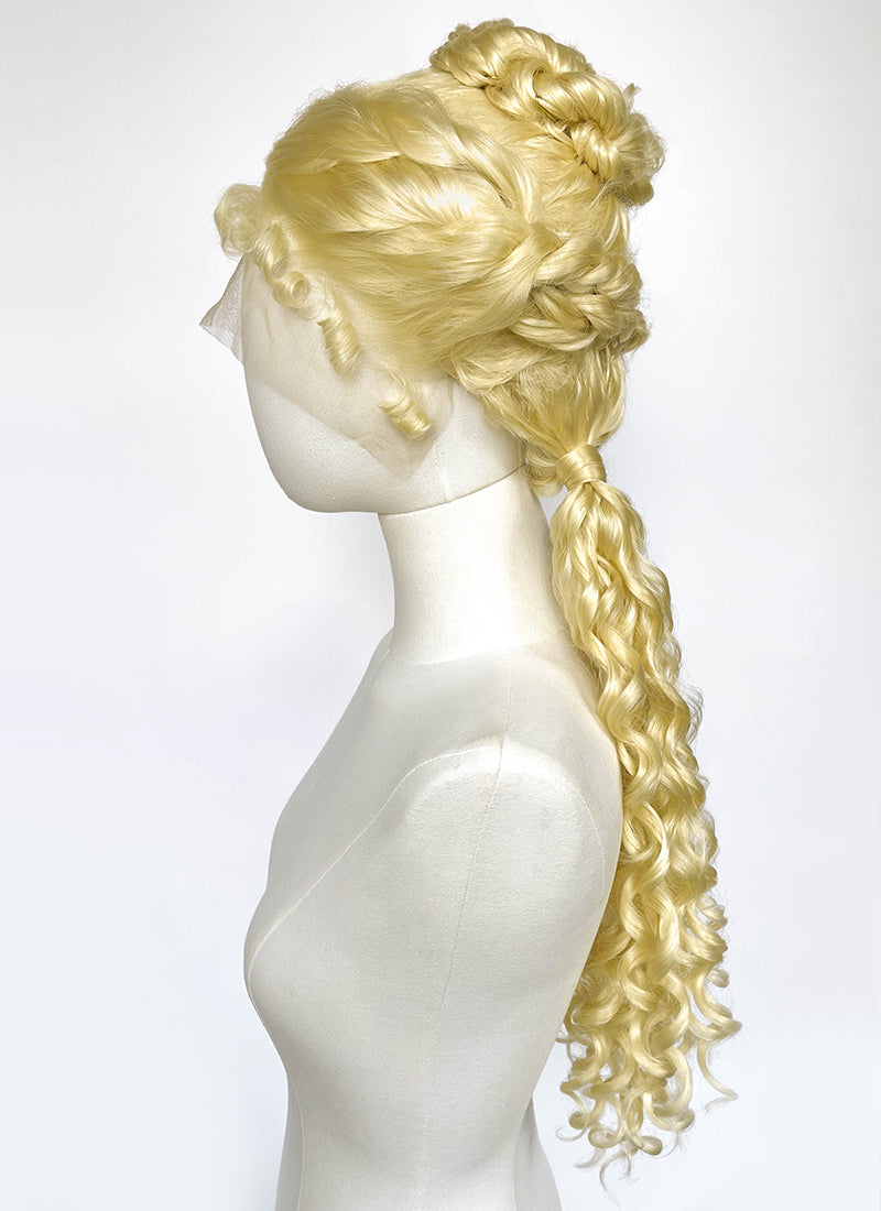 Blonde Braided Lace Front Synthetic Wig LF2240