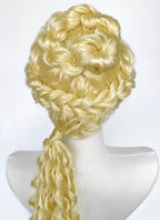 Blonde Braided Lace Front Synthetic Wig LF2240