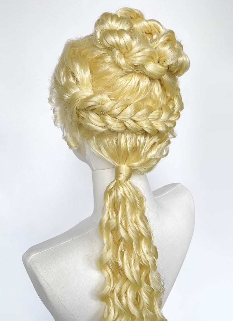 Blonde Braided Lace Front Synthetic Wig LF2240