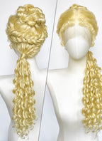 Blonde Braided Lace Front Synthetic Wig LF2240